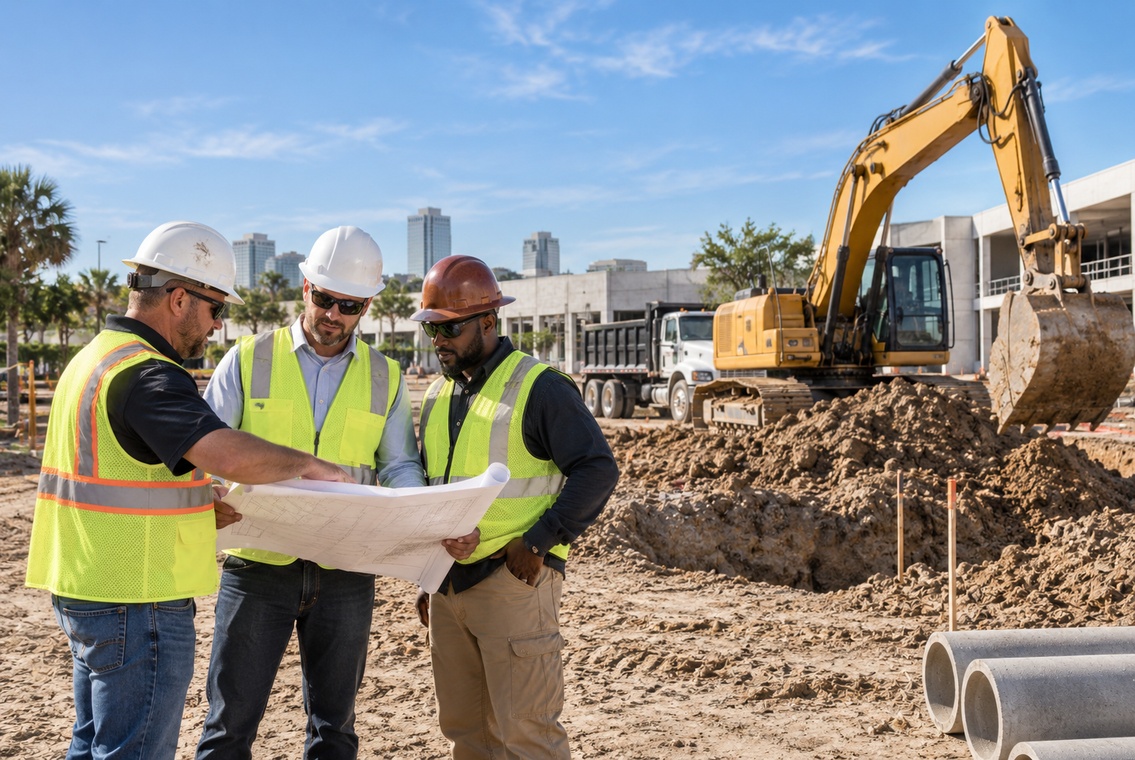 Comparing Excavation Company Bids for Your Orlando Commercial Project: What Really Matters