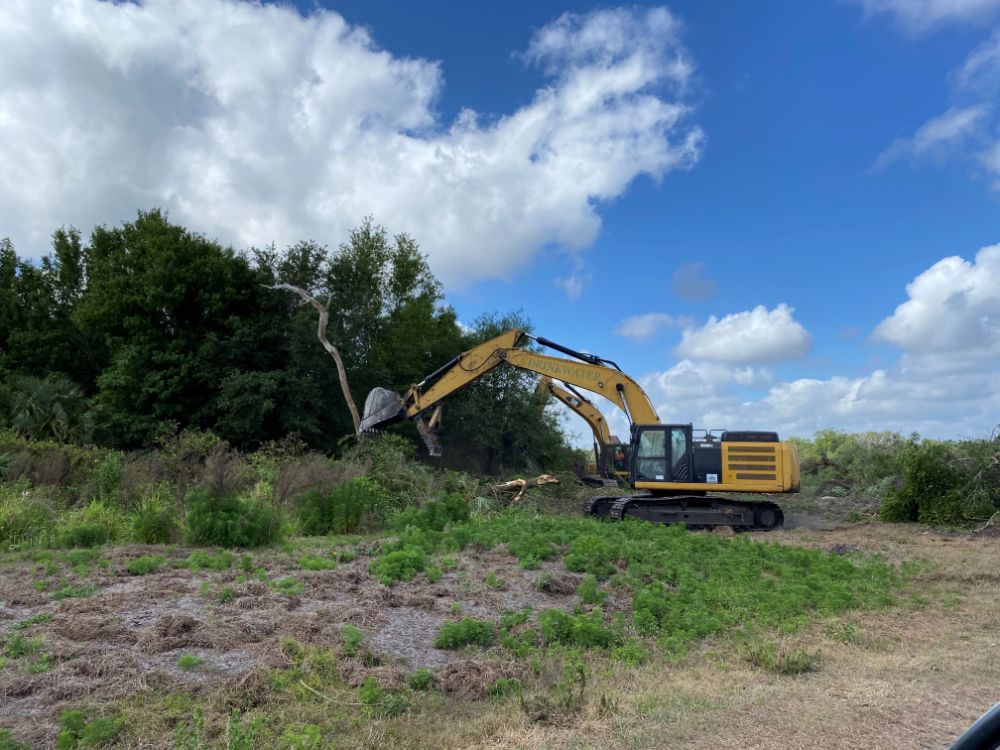 Land clearing service in Florida